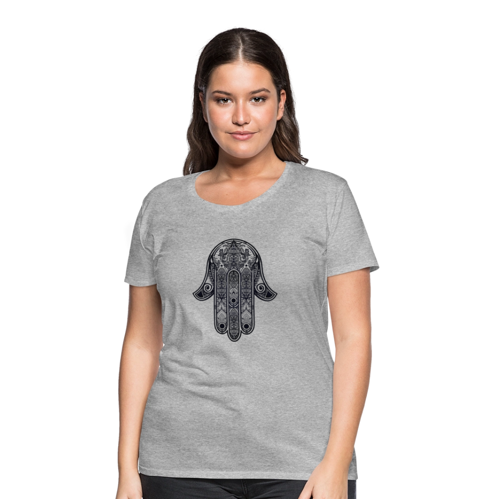 Hand of Fatimah Women’s Premium T-Shirt - heather gray