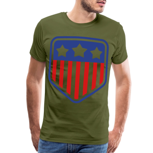 Men's Premium Patriot Tee - olive green