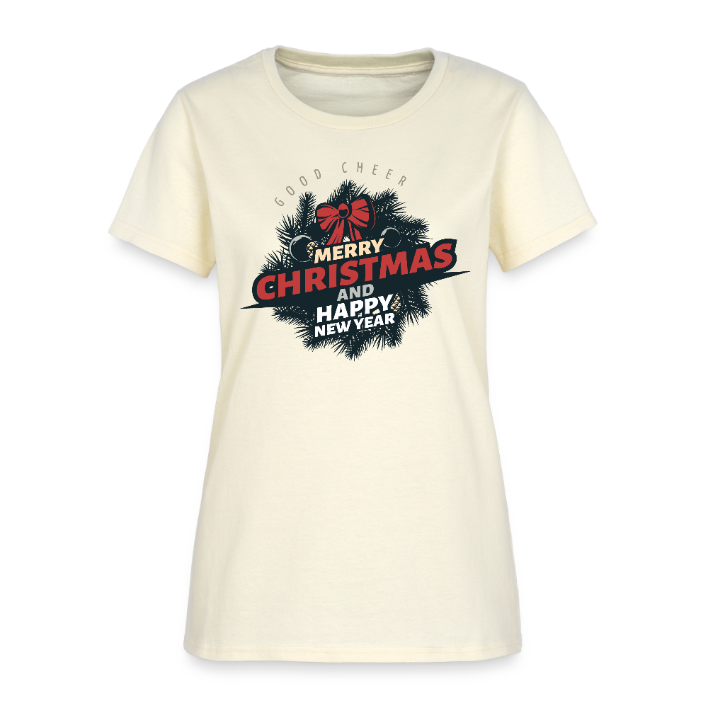 Merry Christmas & HNY Women's T-Shirt - off white