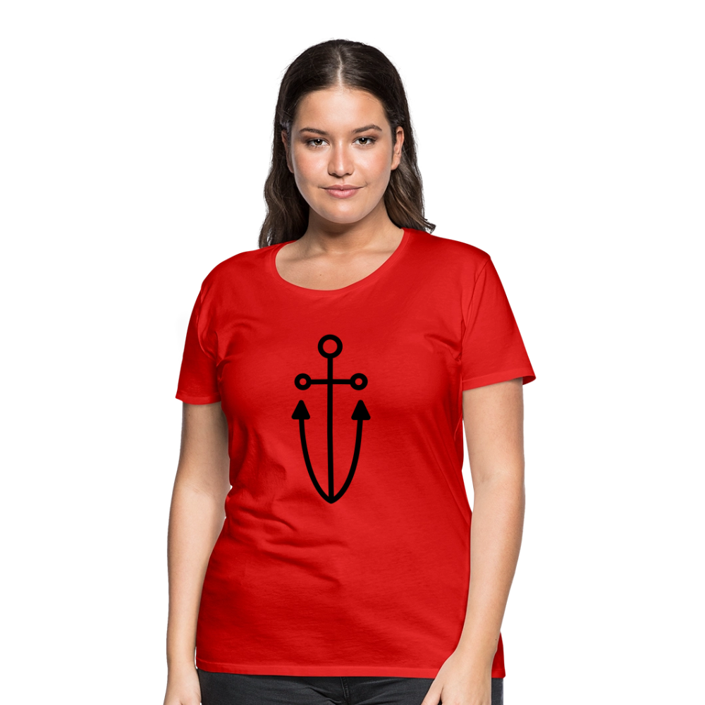Anchor Women’s Premium T-Shirt - red