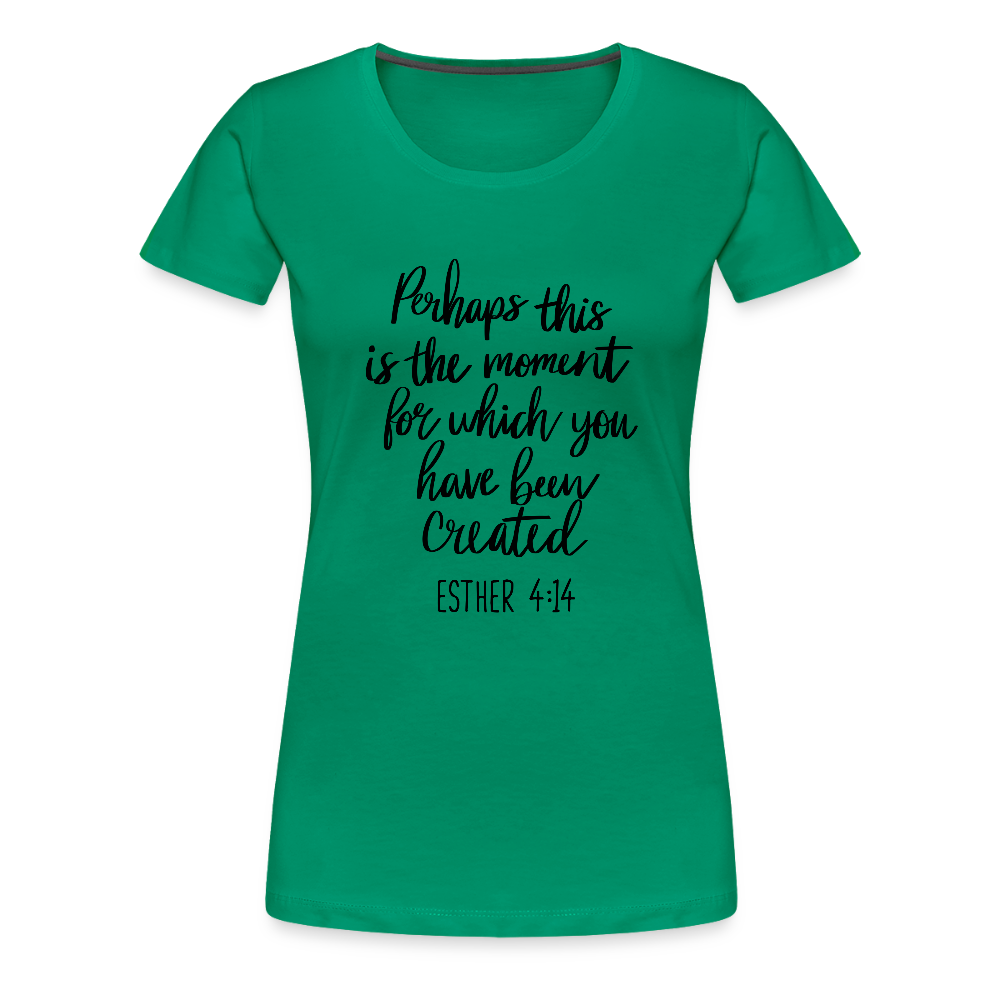 Moment Women’s Premium T-Shirt - kelly green