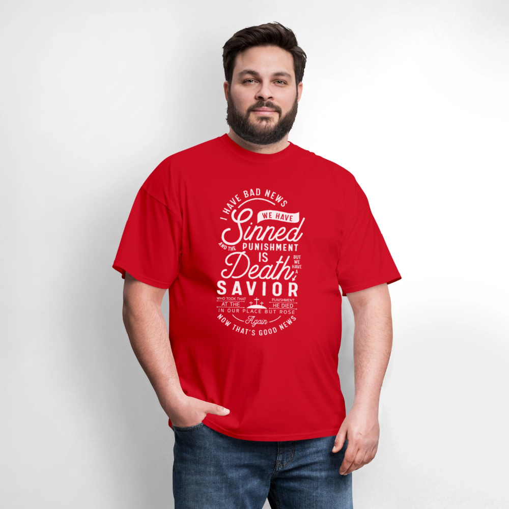 News Men's T-Shirt | GILDAN 5000 - red