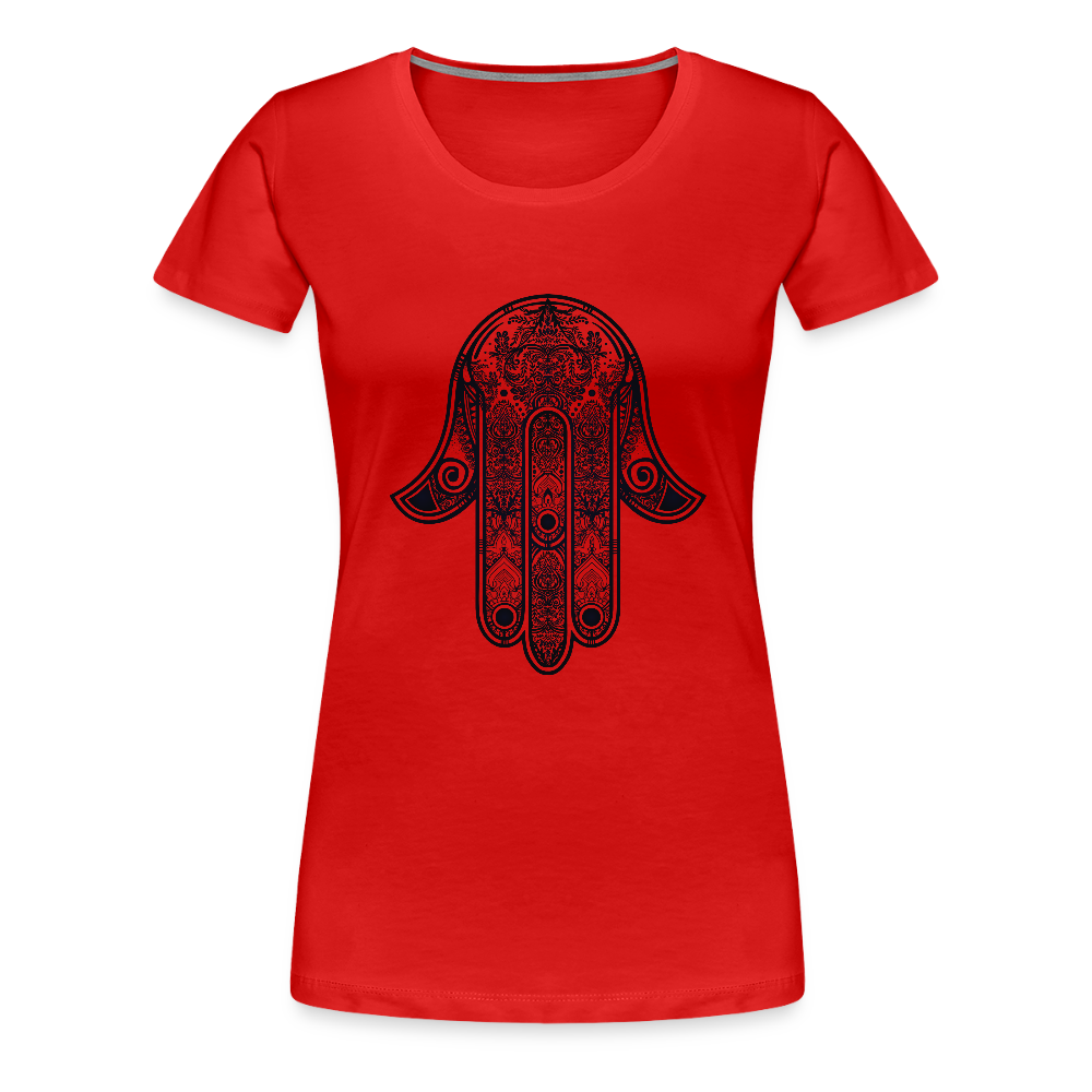 Hand of Fatimah Women’s Premium T-Shirt - red