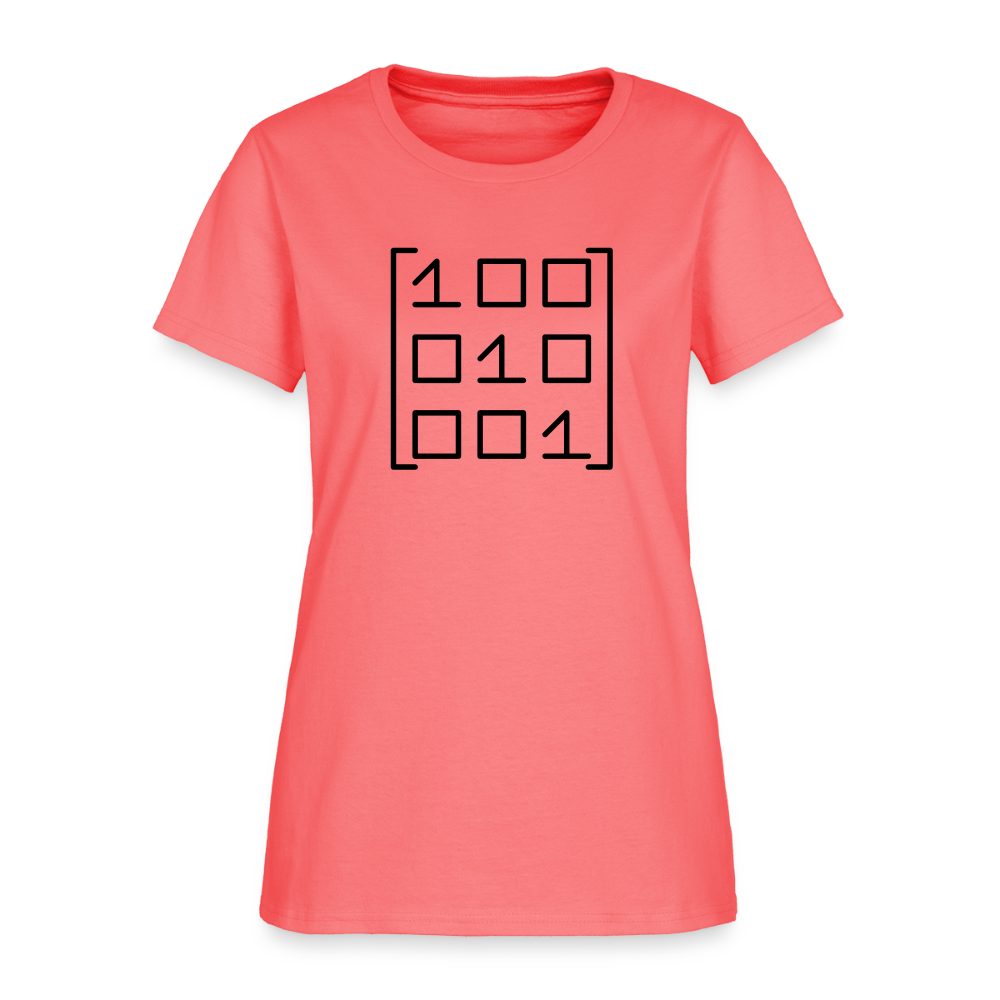 Numbers Women's T-Shirt - coral