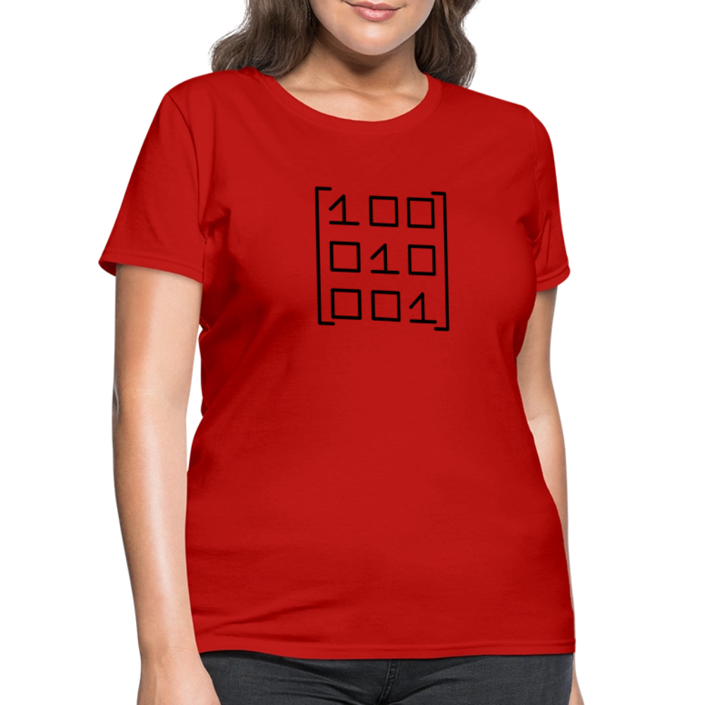 Numbers Women's T-Shirt - red