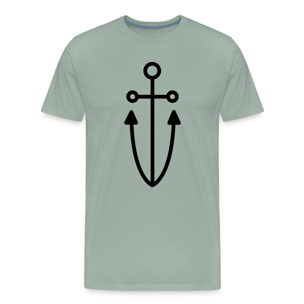Anchor Men's Premium T-Shirt - steel green
