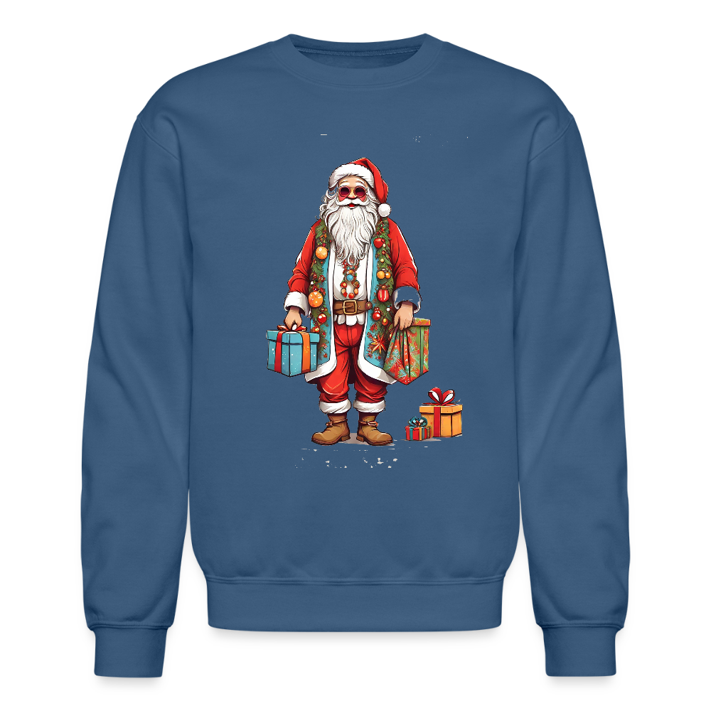 Hippie Santa 2 Sweatshirt - indigo blue