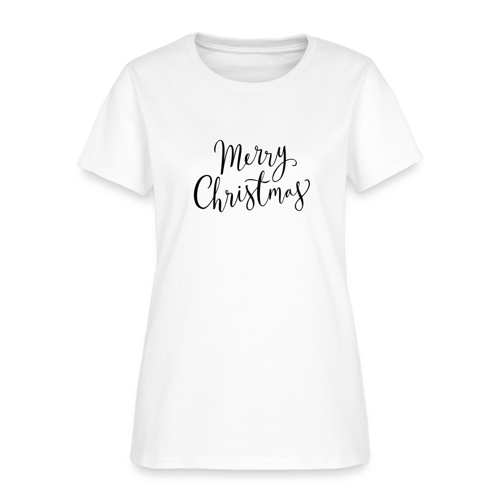 Merry Christmas Women's T-Shirt - white