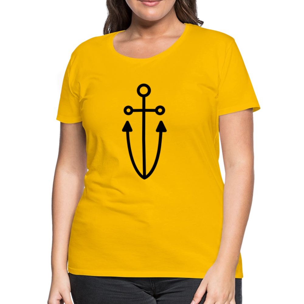 Anchor Women’s Premium T-Shirt - sun yellow