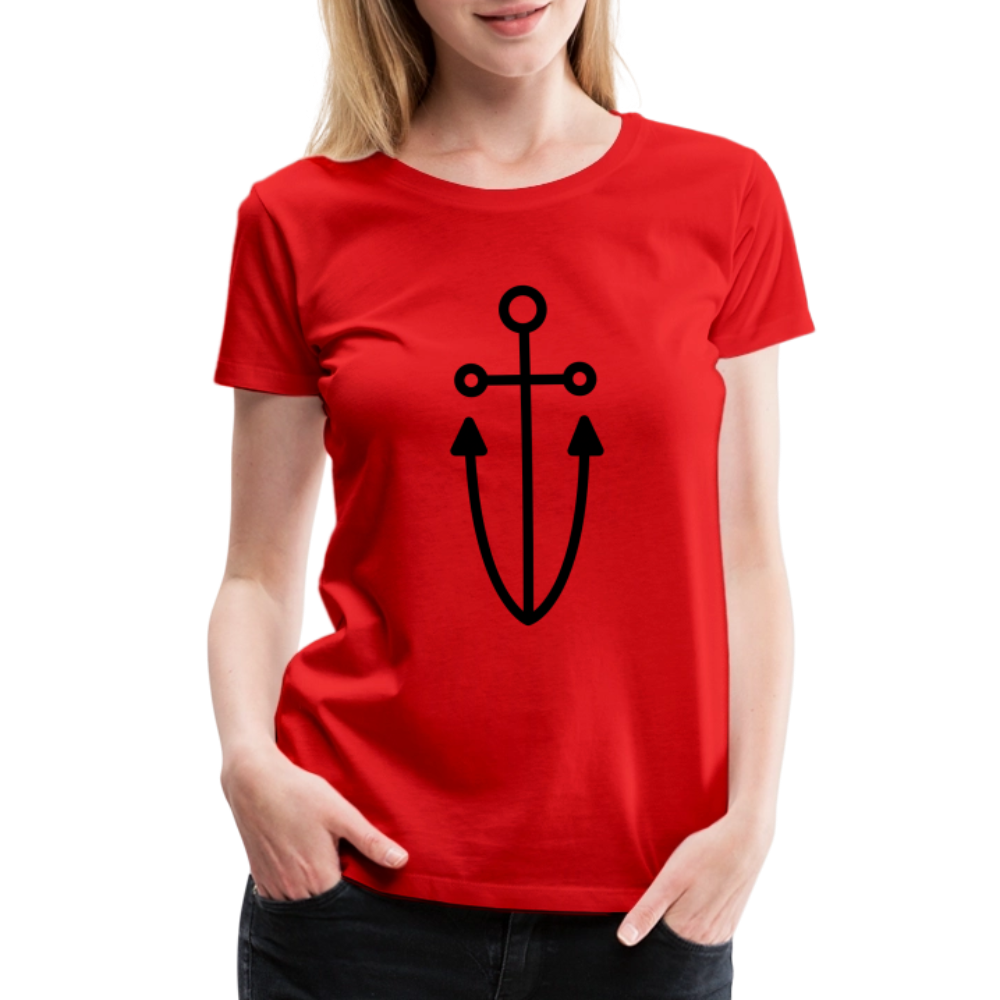 Anchor Women’s Premium T-Shirt - red
