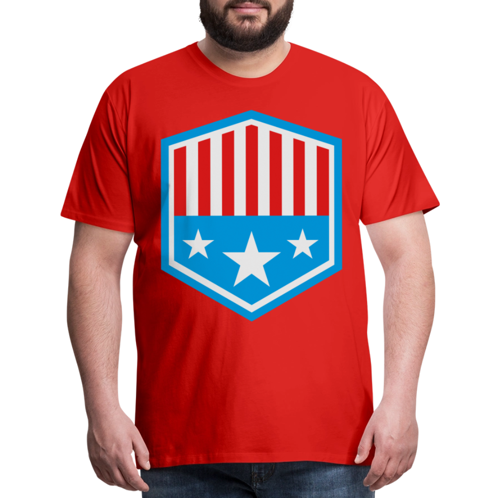 Men's Patriot Tee - red