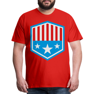 Men's Patriot Tee - red