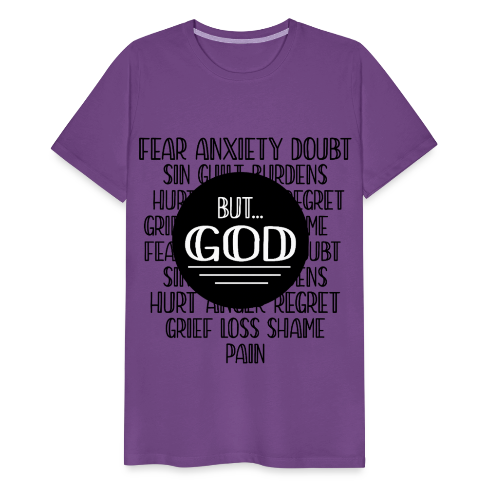 But God Men's Premium T-Shirt - purple