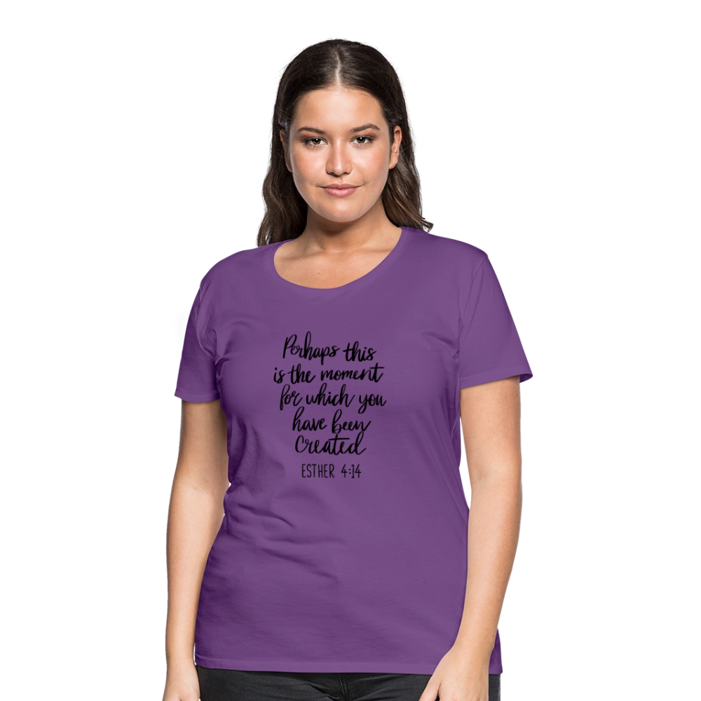 Moment Women’s Premium T-Shirt - purple