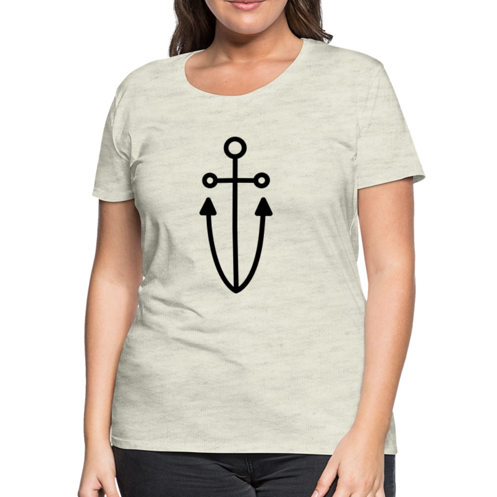 Anchor Women’s Premium T-Shirt - heather oatmeal