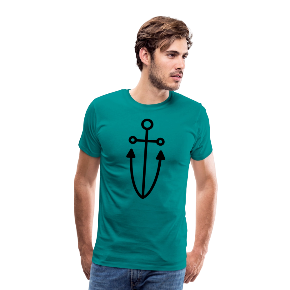 Anchor Men's Premium T-Shirt - teal