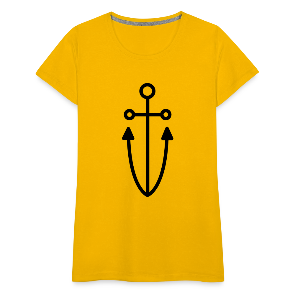 Anchor Women’s Premium T-Shirt - sun yellow