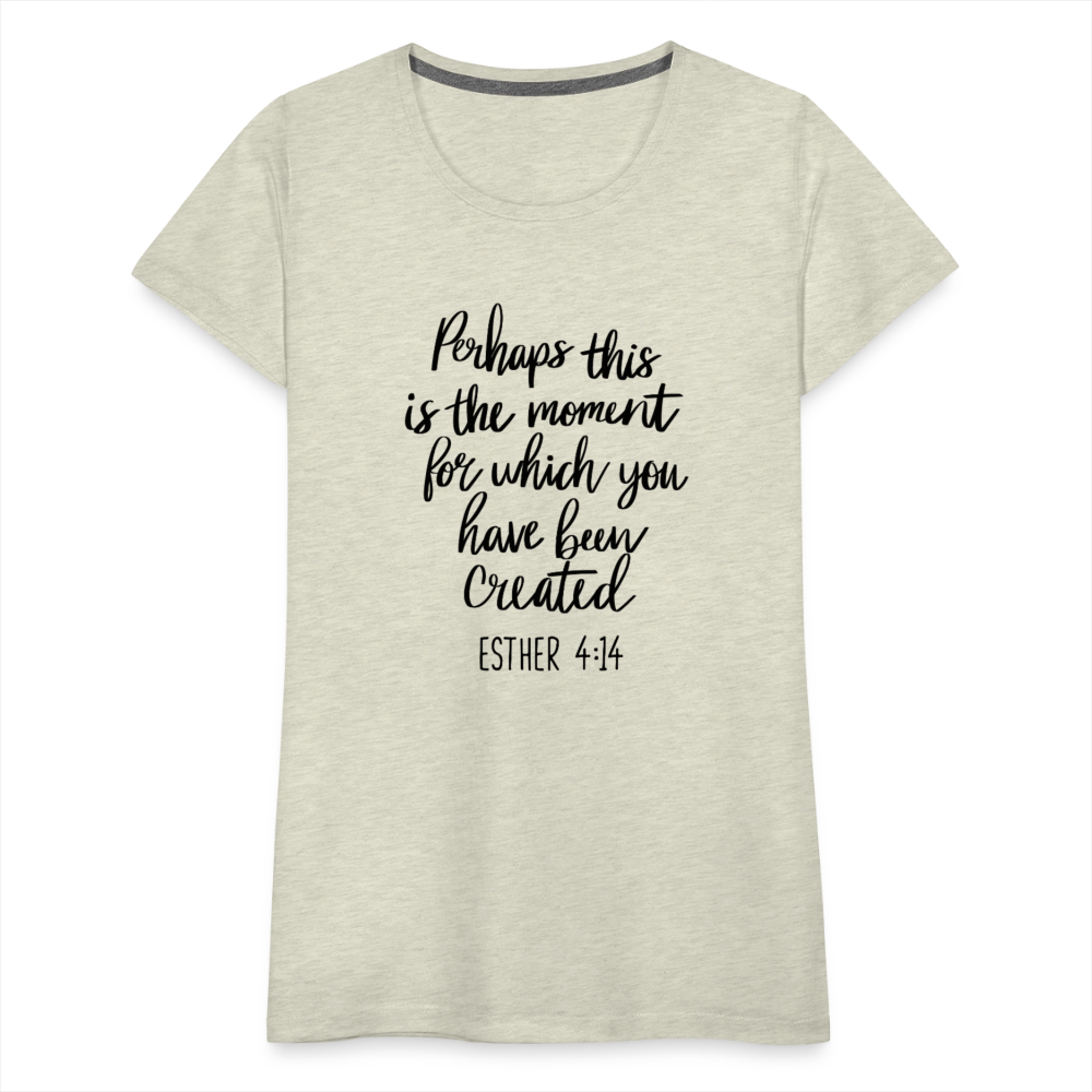 Moment Women’s Premium T-Shirt - heather oatmeal