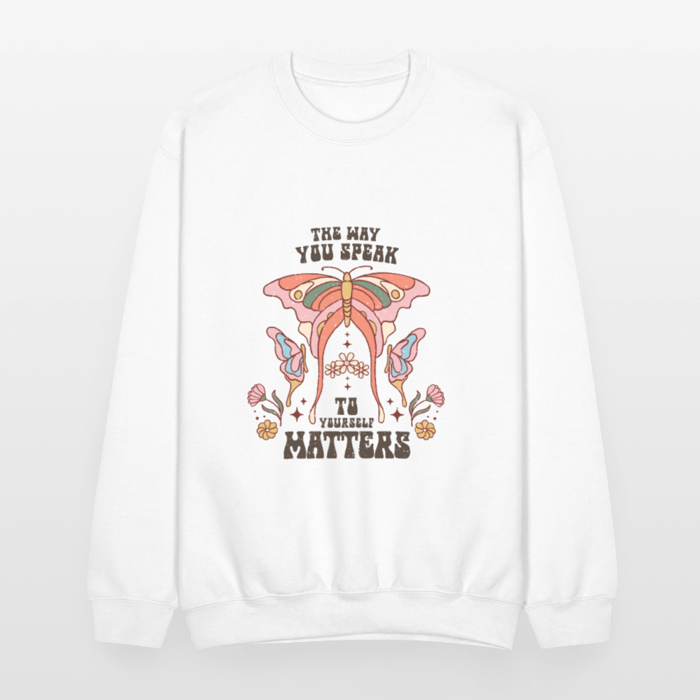 The Way You Speak Crewneck Sweatshirt - white