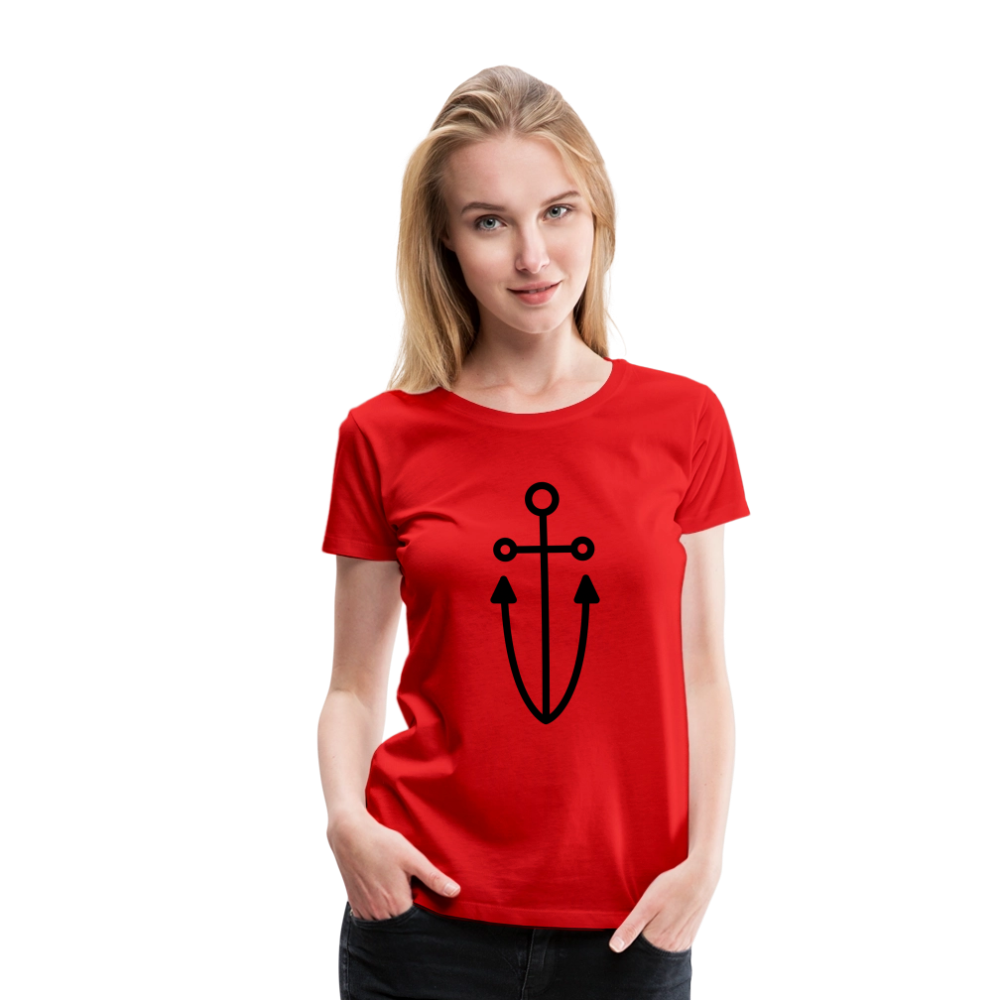 Anchor Women’s Premium T-Shirt - red