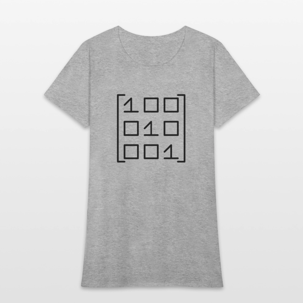 Numbers Women's T-Shirt - heather gray