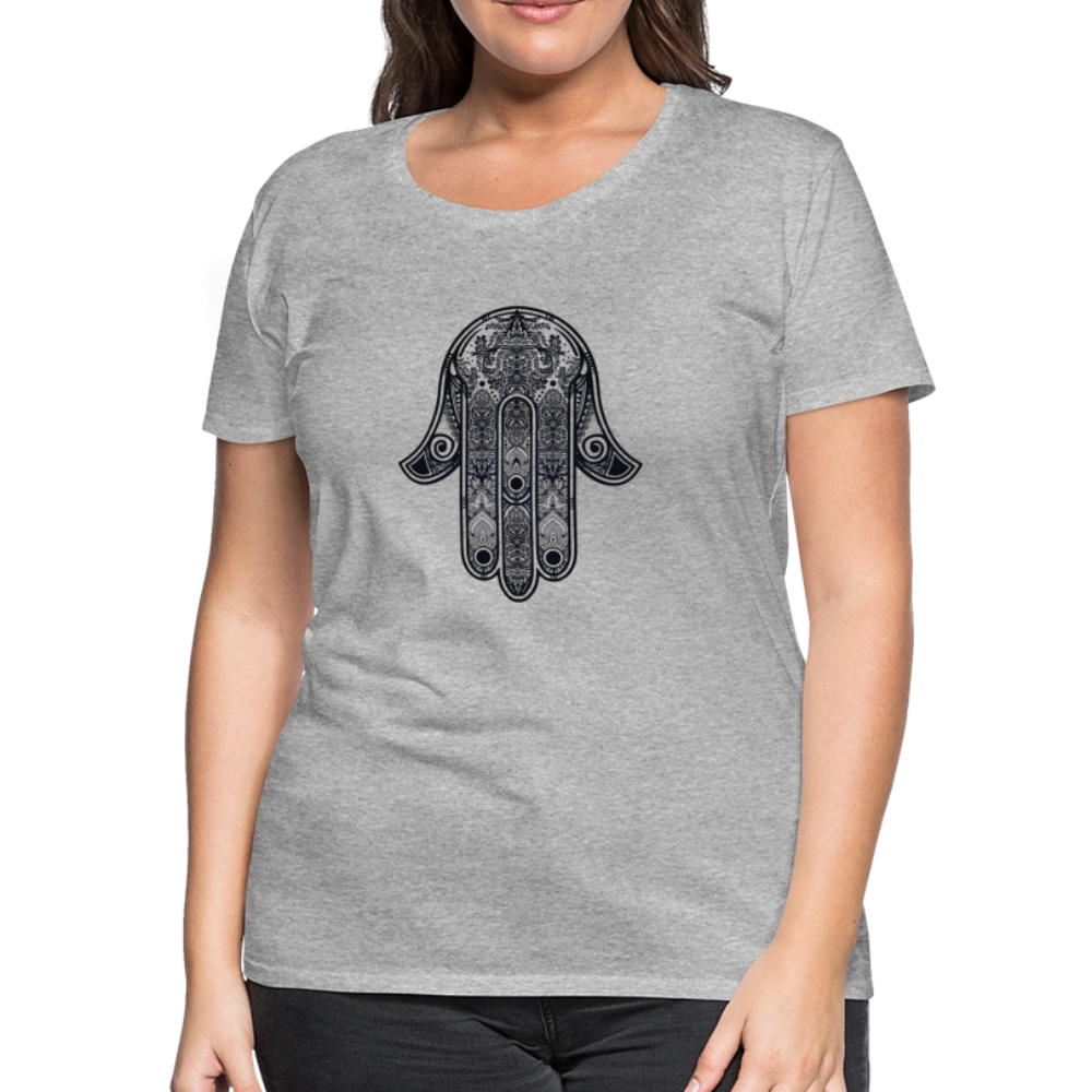 Hand of Fatimah Women’s Premium T-Shirt - heather gray