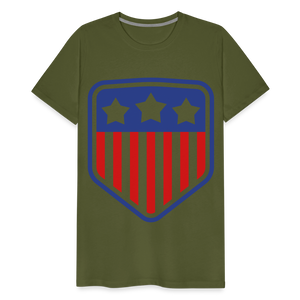 Men's Premium Patriot Tee - olive green