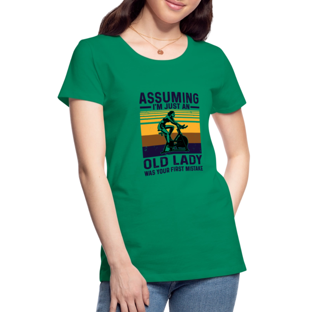 Assuming Women’s Premium T-Shirt - kelly green
