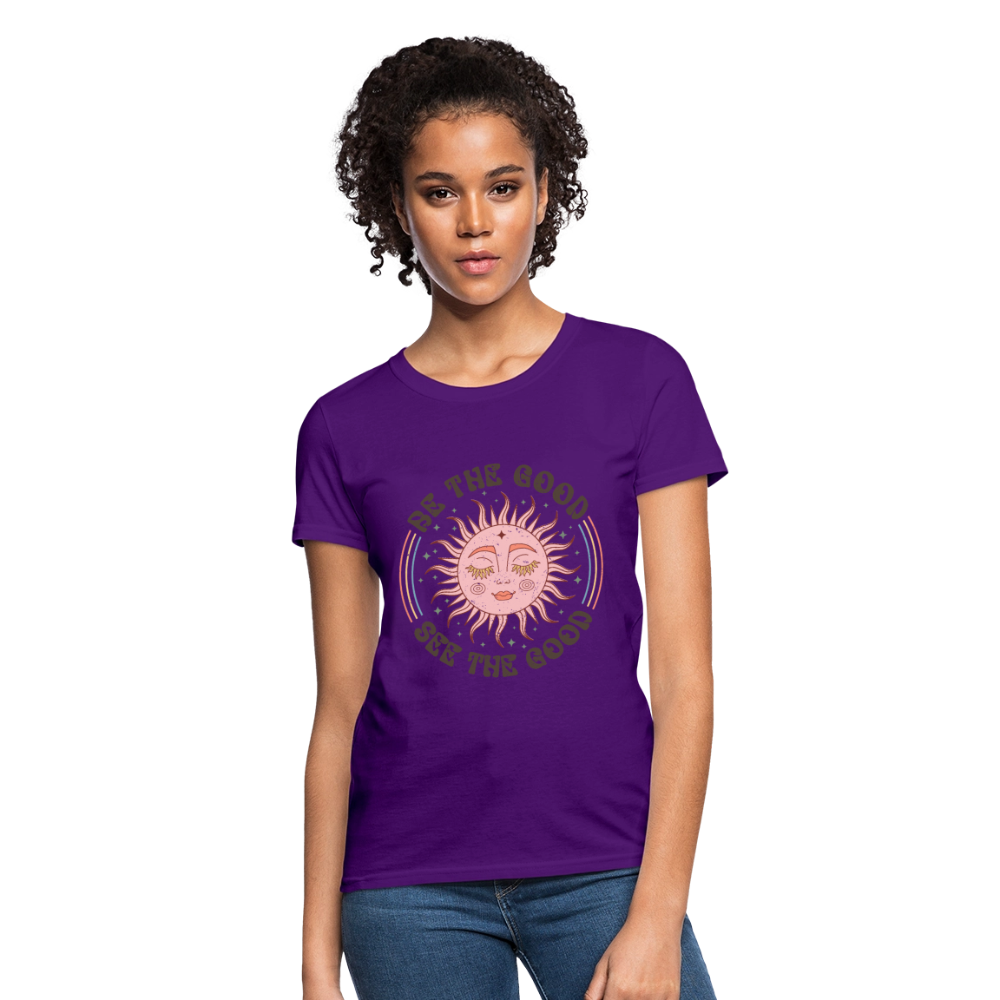 Be The Good See The Good Women's Tee - purple