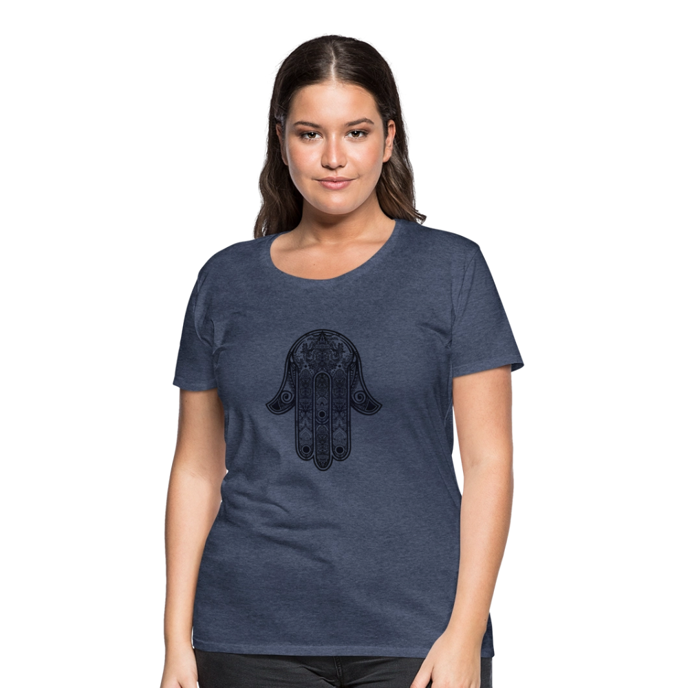 Hand of Fatimah Women’s Premium T-Shirt - heather blue