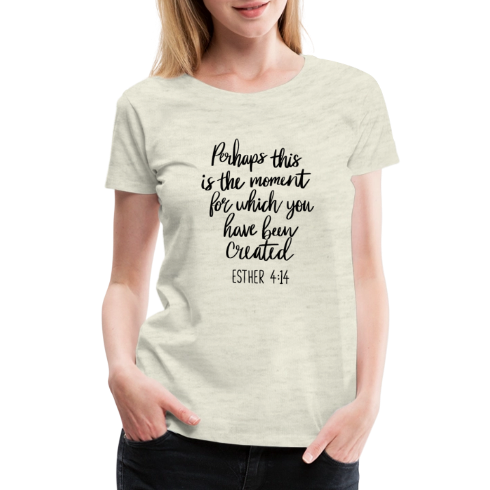 Moment Women’s Premium T-Shirt - heather oatmeal