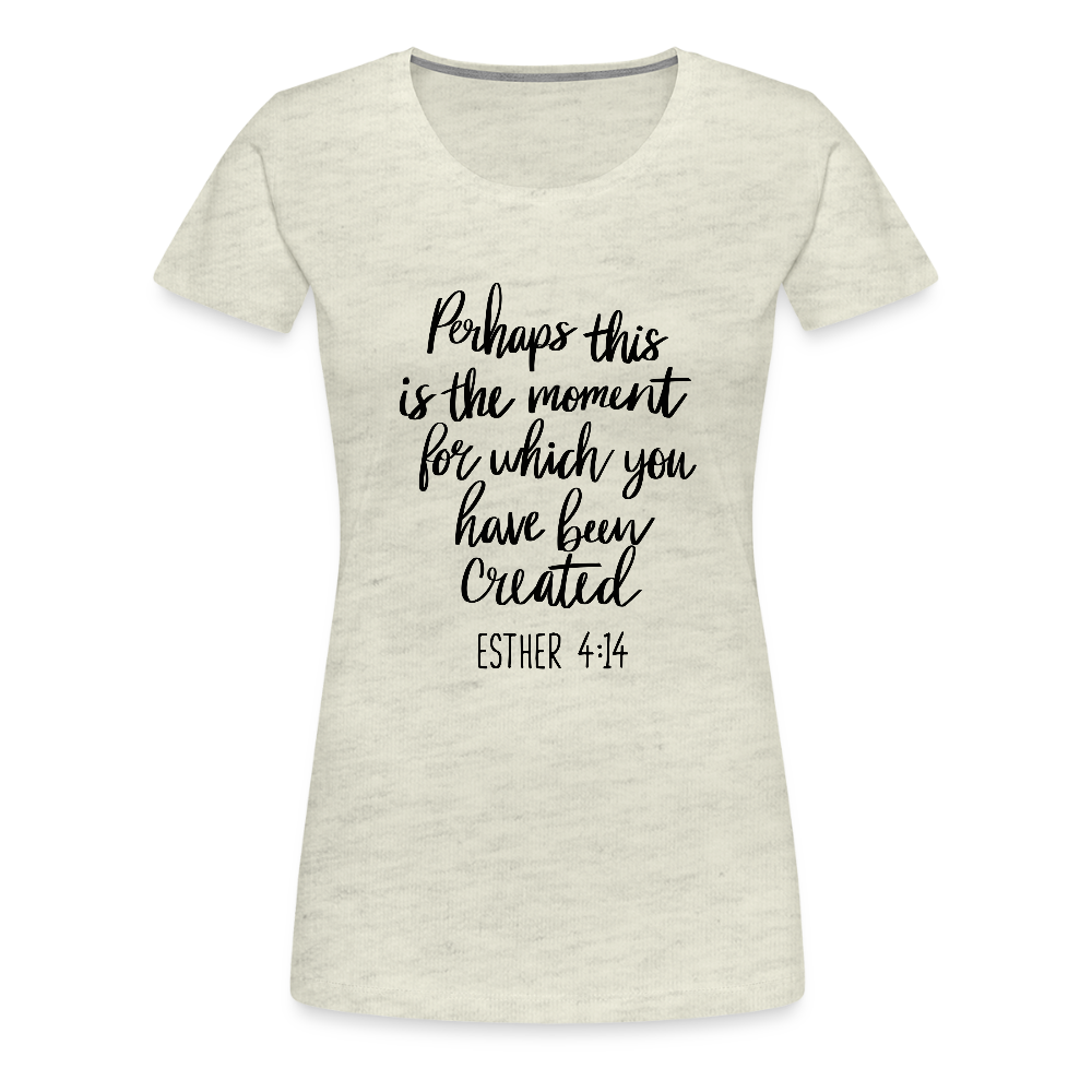 Moment Women’s Premium T-Shirt - heather oatmeal