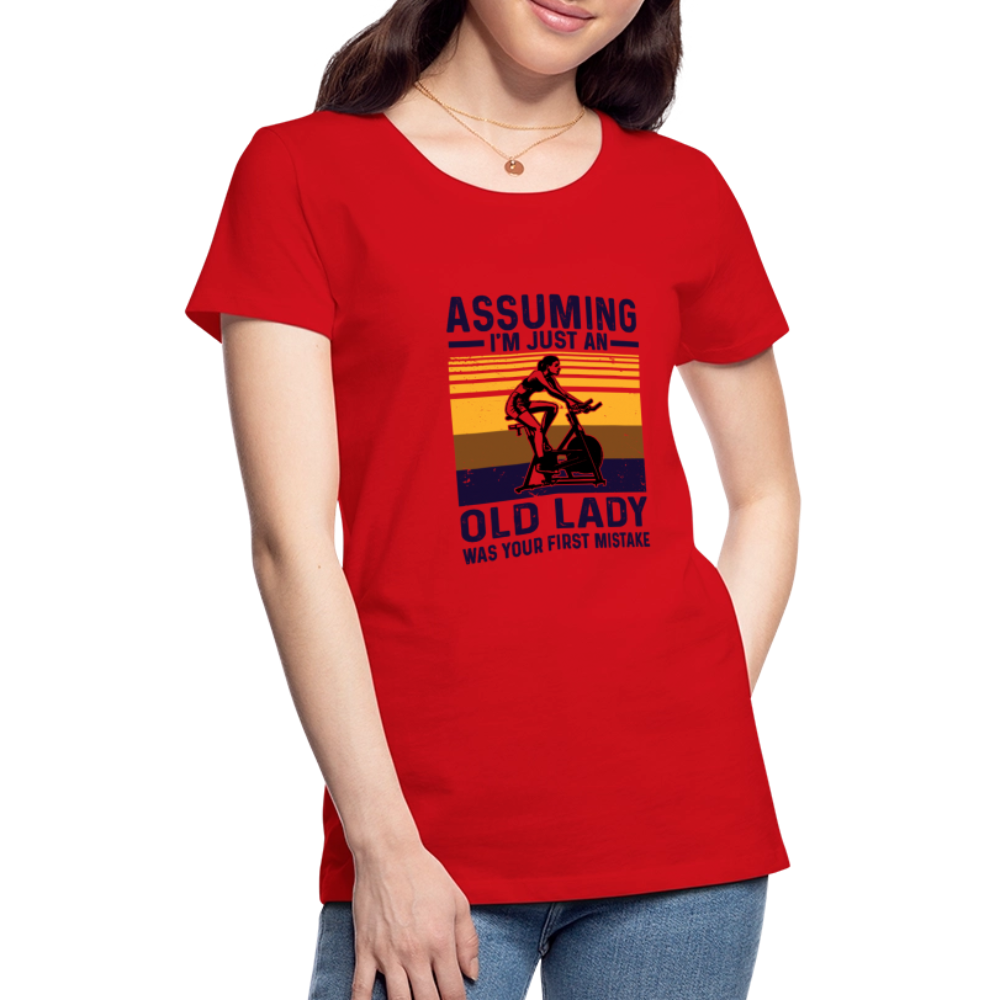 Assuming Women’s Premium T-Shirt - red