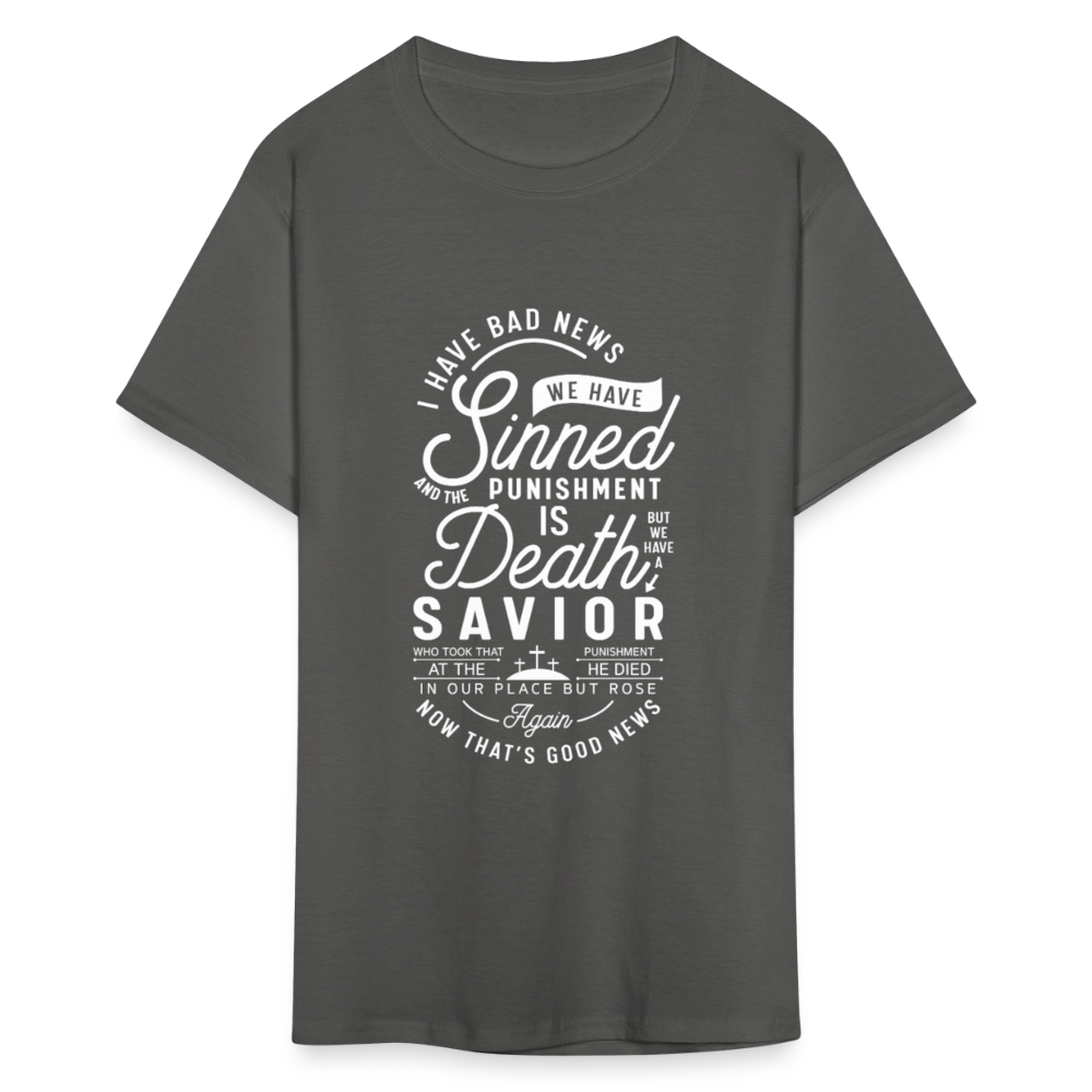 News Men's T-Shirt | GILDAN 5000 - charcoal