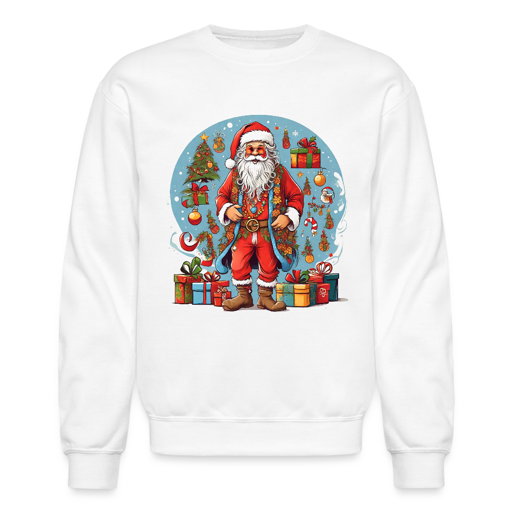 Hippie Santa Sweatshirt - white