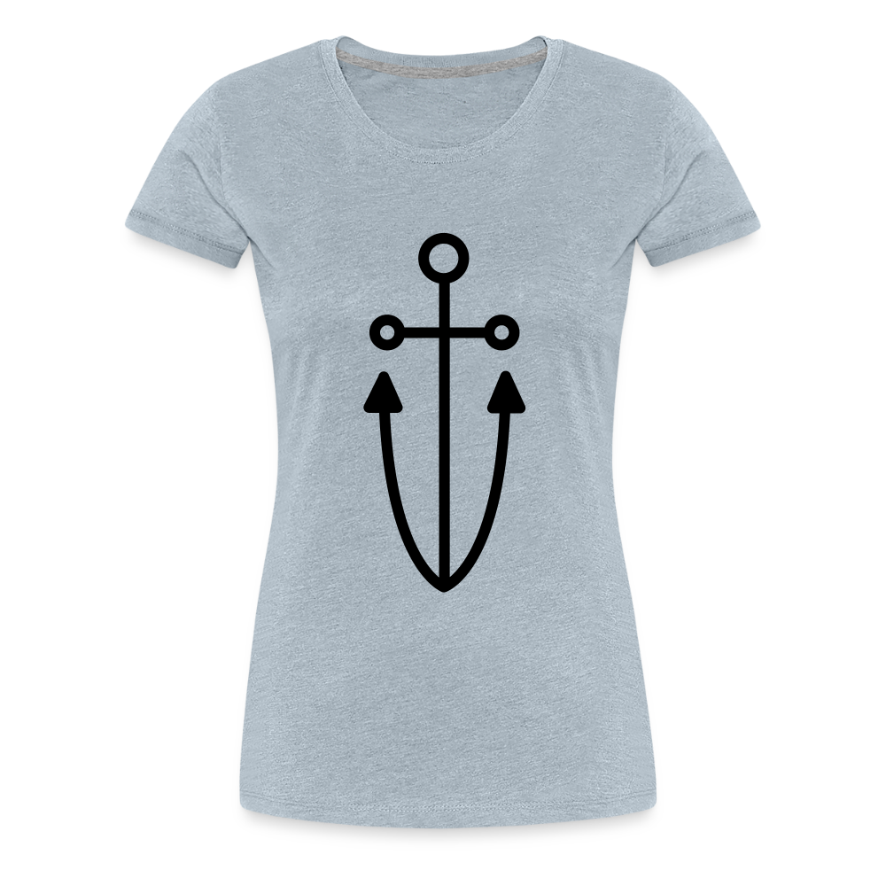 Anchor Women’s Premium T-Shirt - heather ice blue