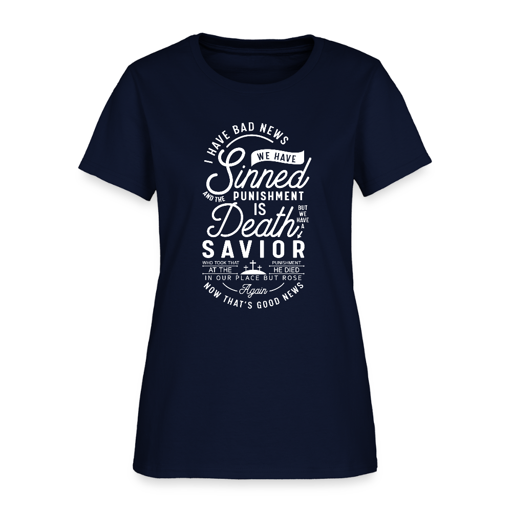 News Women's T-Shirt - navy