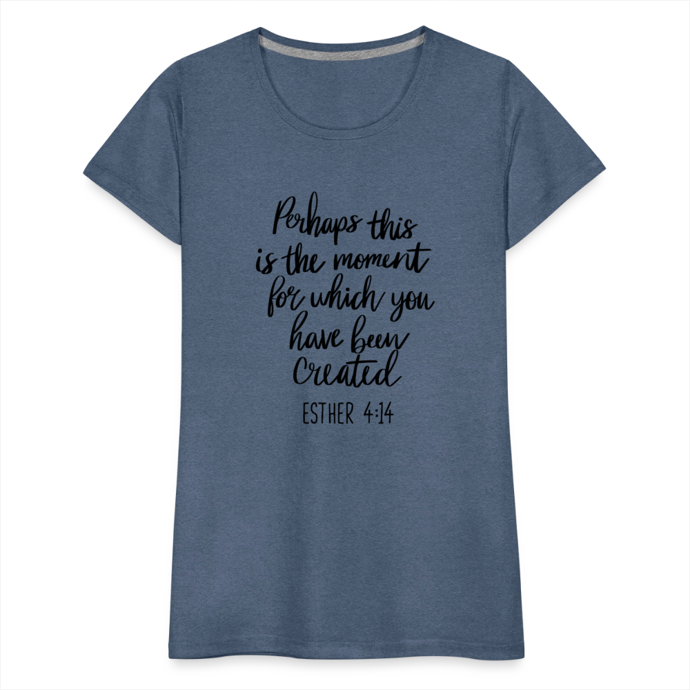 Moment Women’s Premium T-Shirt - heather blue