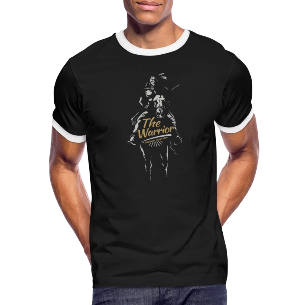 Warrior Men's Ringer T-Shirt - black/white