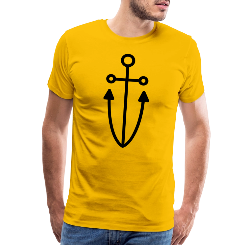 Anchor Men's Premium T-Shirt - sun yellow