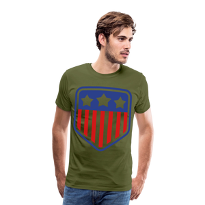 Men's Premium Patriot Tee - olive green