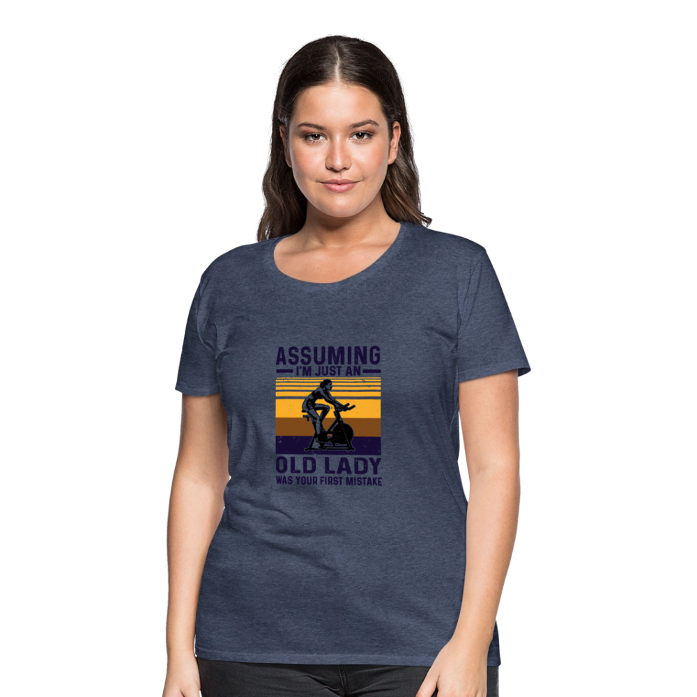 Assuming Women’s Premium T-Shirt - heather blue