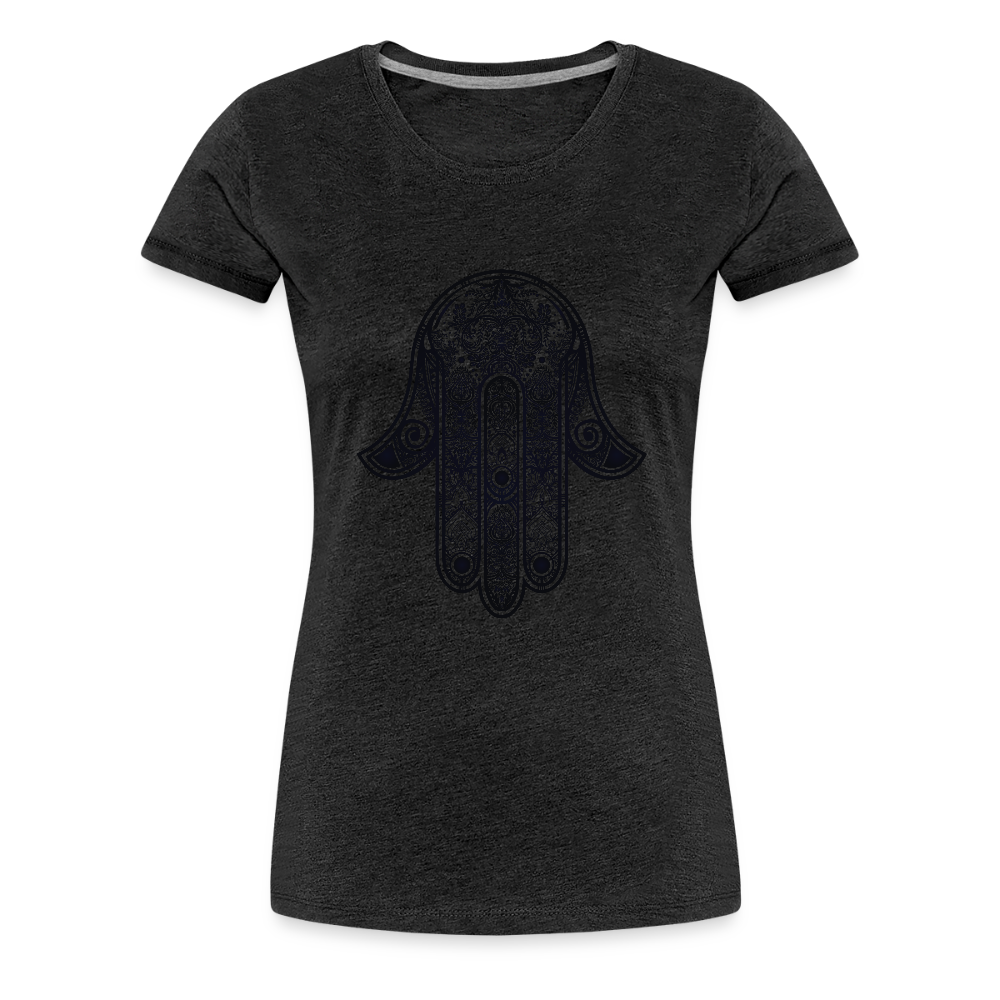 Hand of Fatimah Women’s Premium T-Shirt - charcoal grey