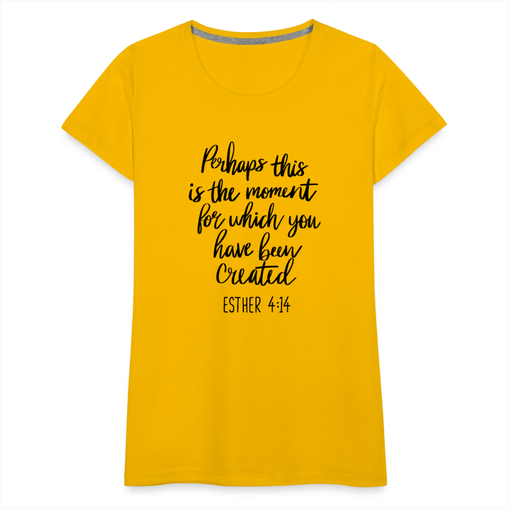 Moment Women’s Premium T-Shirt - sun yellow