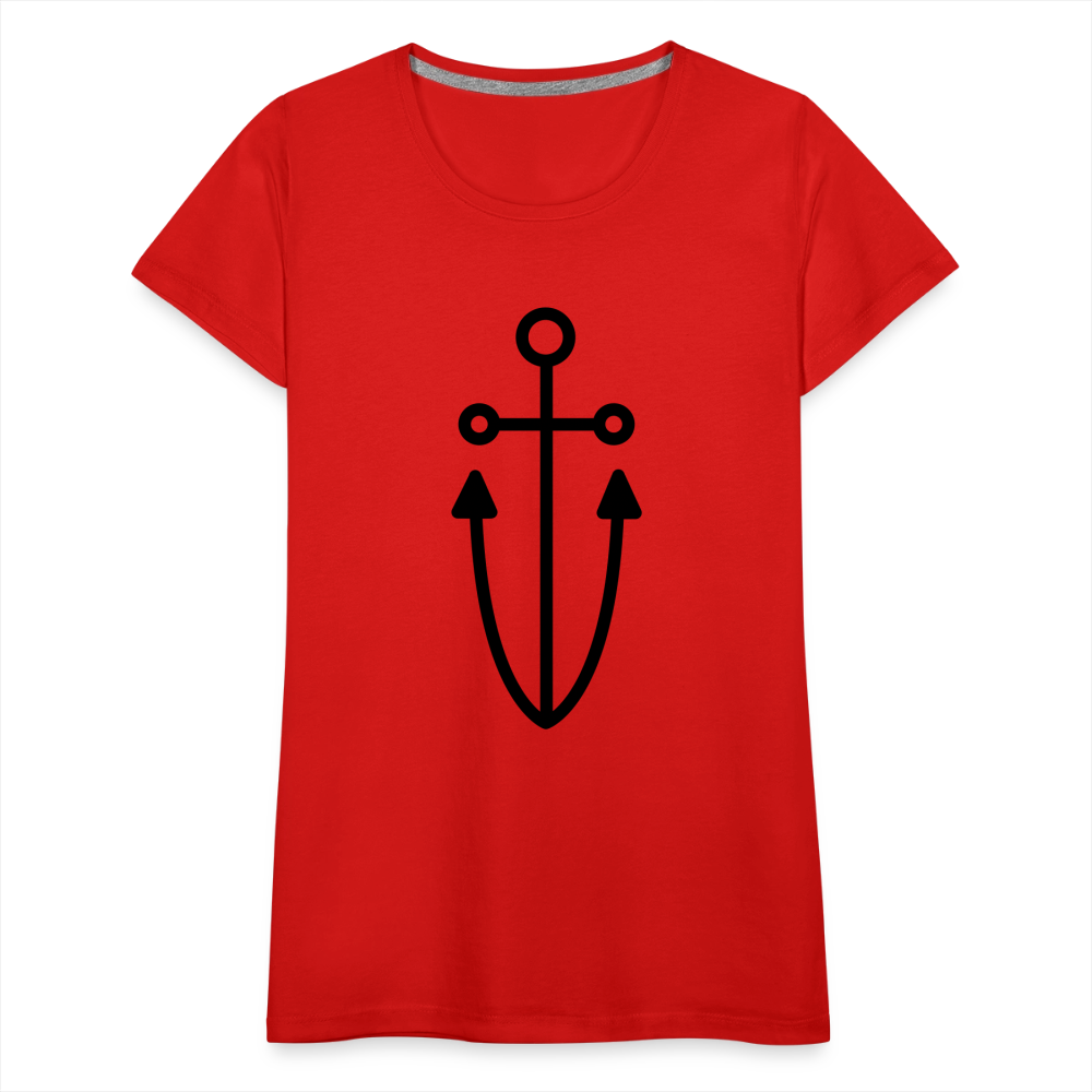 Anchor Women’s Premium T-Shirt - red