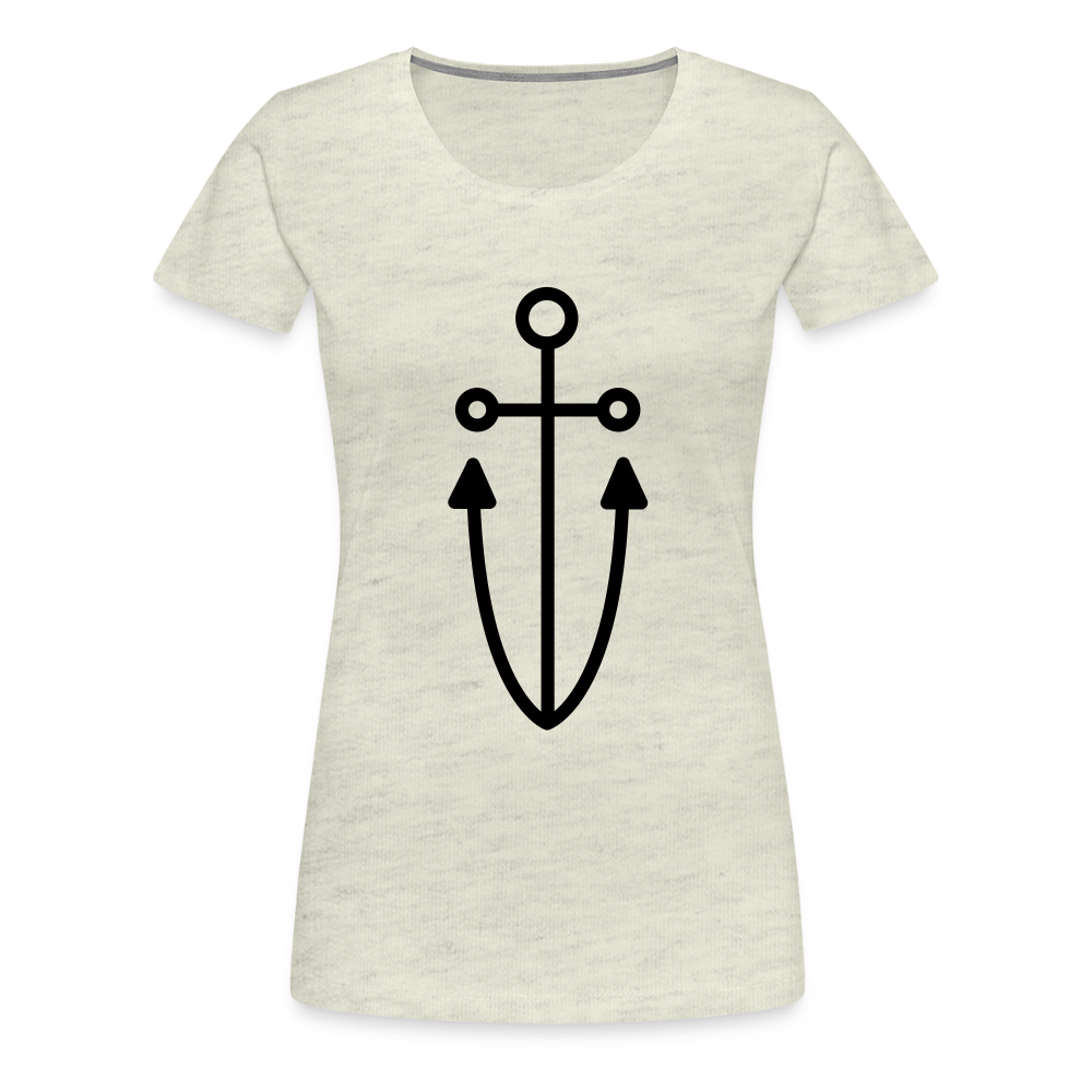 Anchor Women’s Premium T-Shirt - heather oatmeal