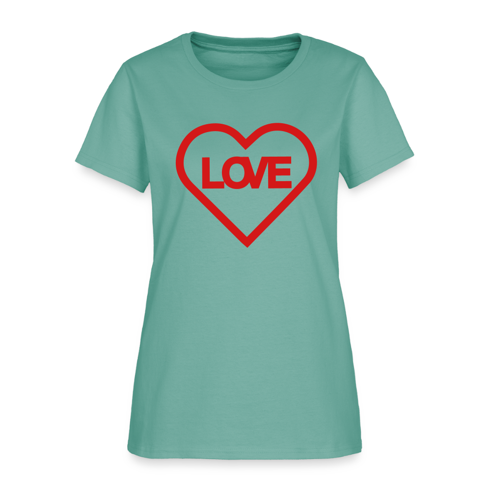 Love Women's T-Shirt - aquatic