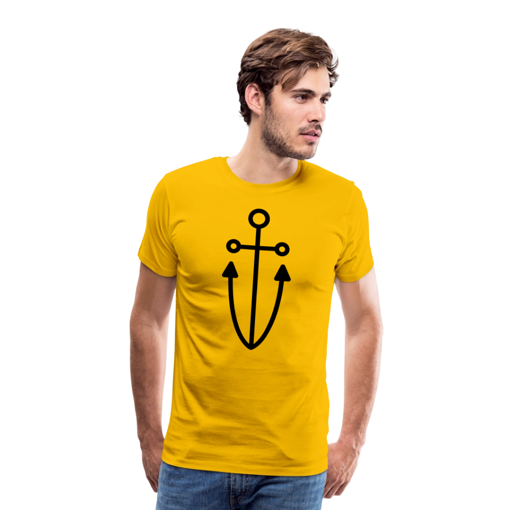 Anchor Men's Premium T-Shirt - sun yellow