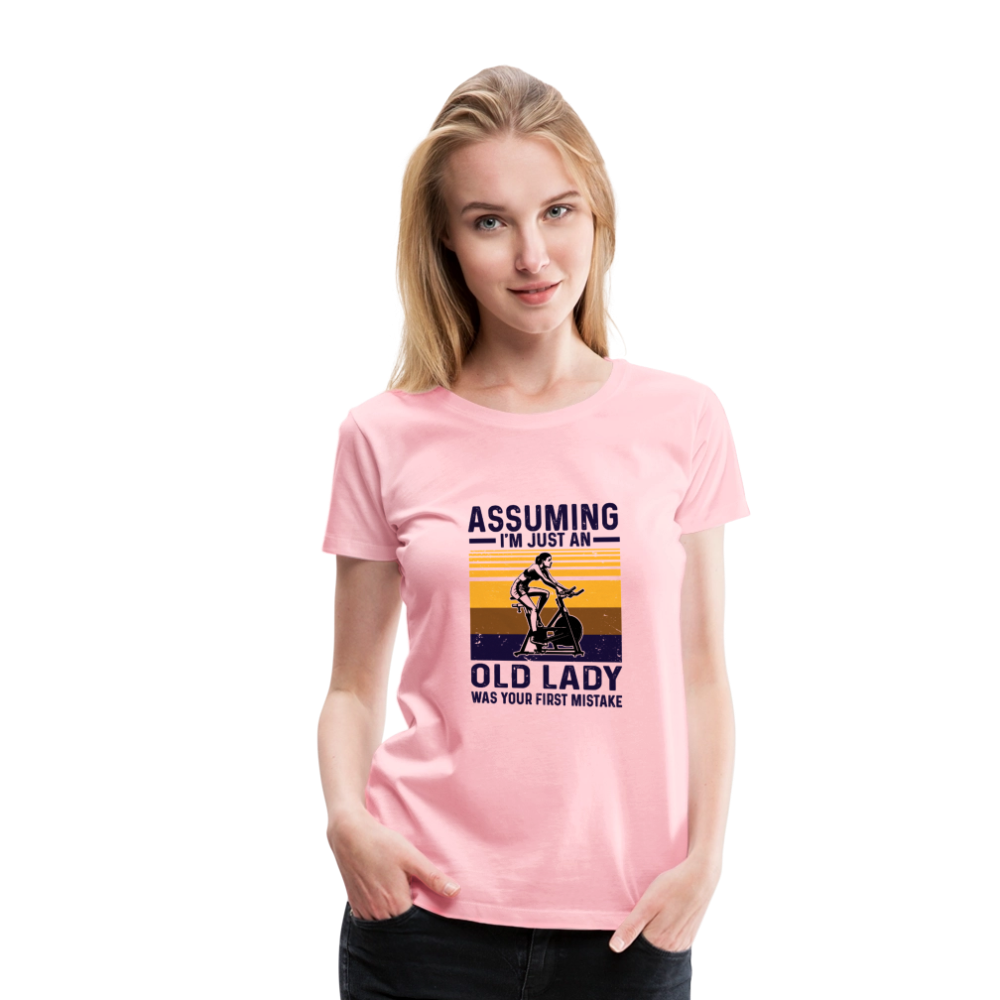 Assuming Women’s Premium T-Shirt - pink