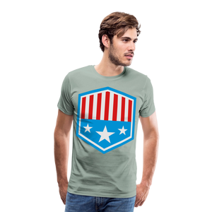 Men's Patriot Tee - steel green